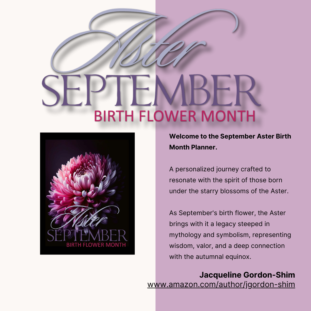 September Aster Birth Flower Planner
